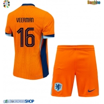 Maglie da calcio Olanda Joey Veerman #16 Prima Maglia Bambino Europei 2024 Manica Corta (+ Pantaloni corti)
